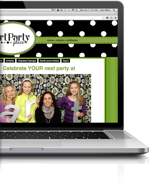 Party Website Design Madison WI