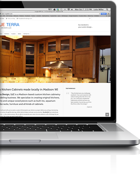 Blue Terra Website Design Madison WI